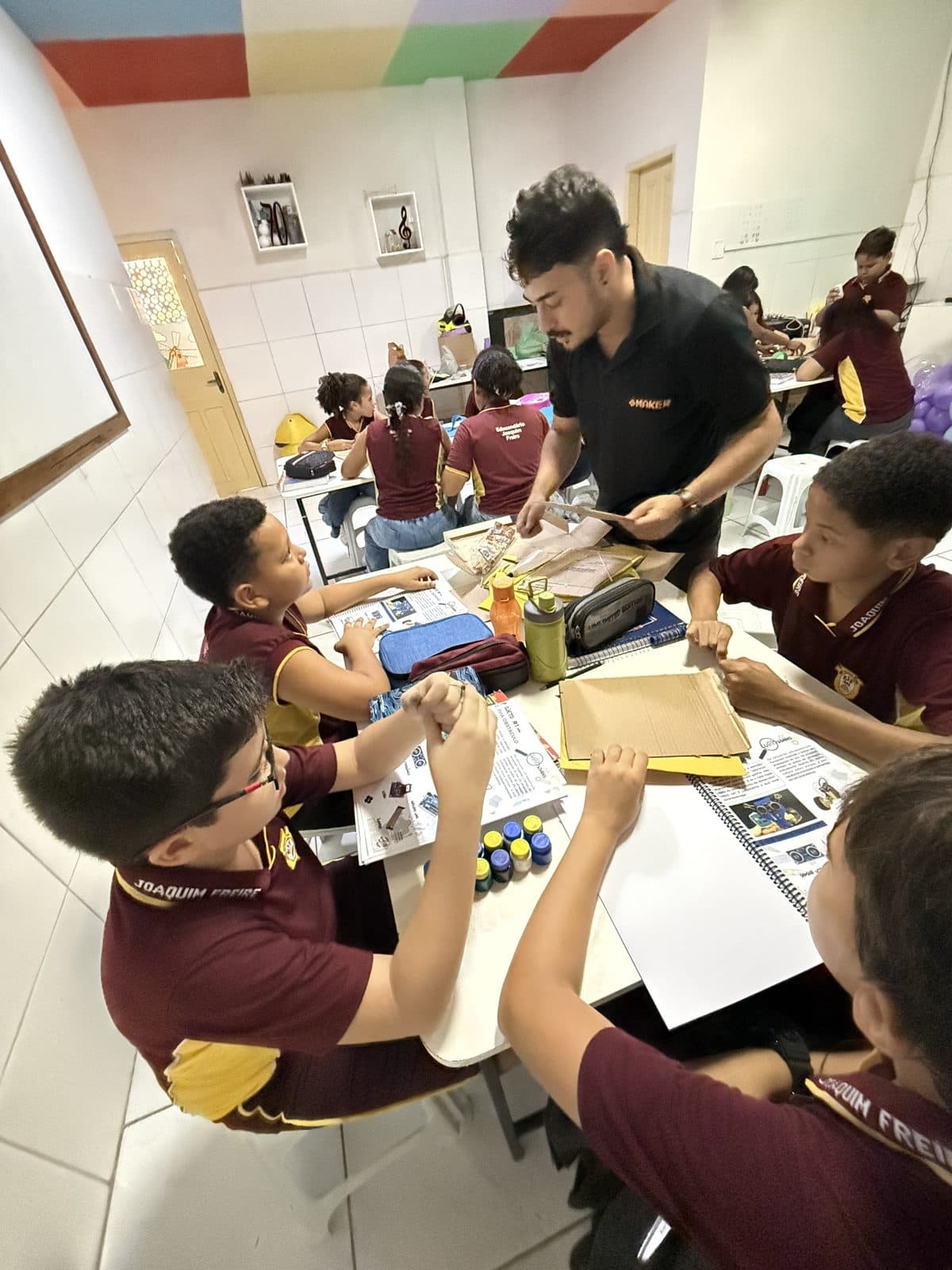 Equipe +Maker em formação pedagógica
